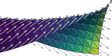 Bending plates of nematic liquid crystal elastomers